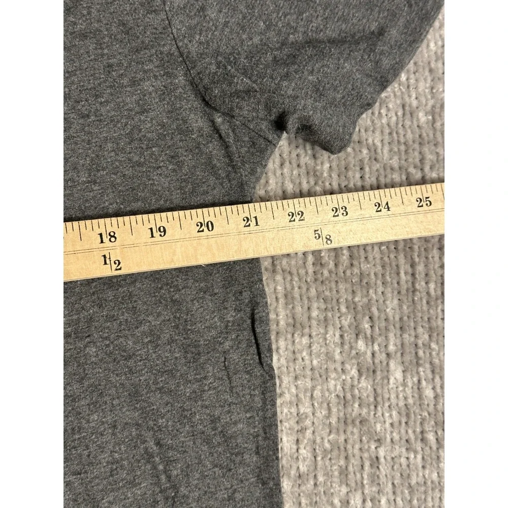 Polo Ralph Lauren Gold Crest Logo T-Shirt Mens L Gray Classic Fit Tee